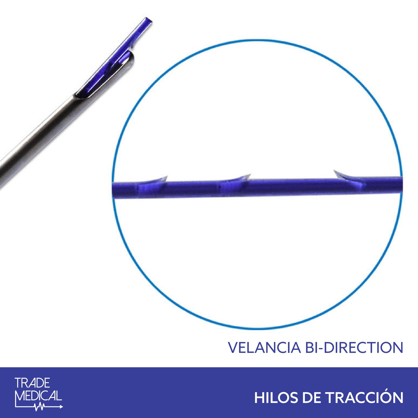 Hilos PDO Velancia COG BIDIRECCIONAL (con cánula)