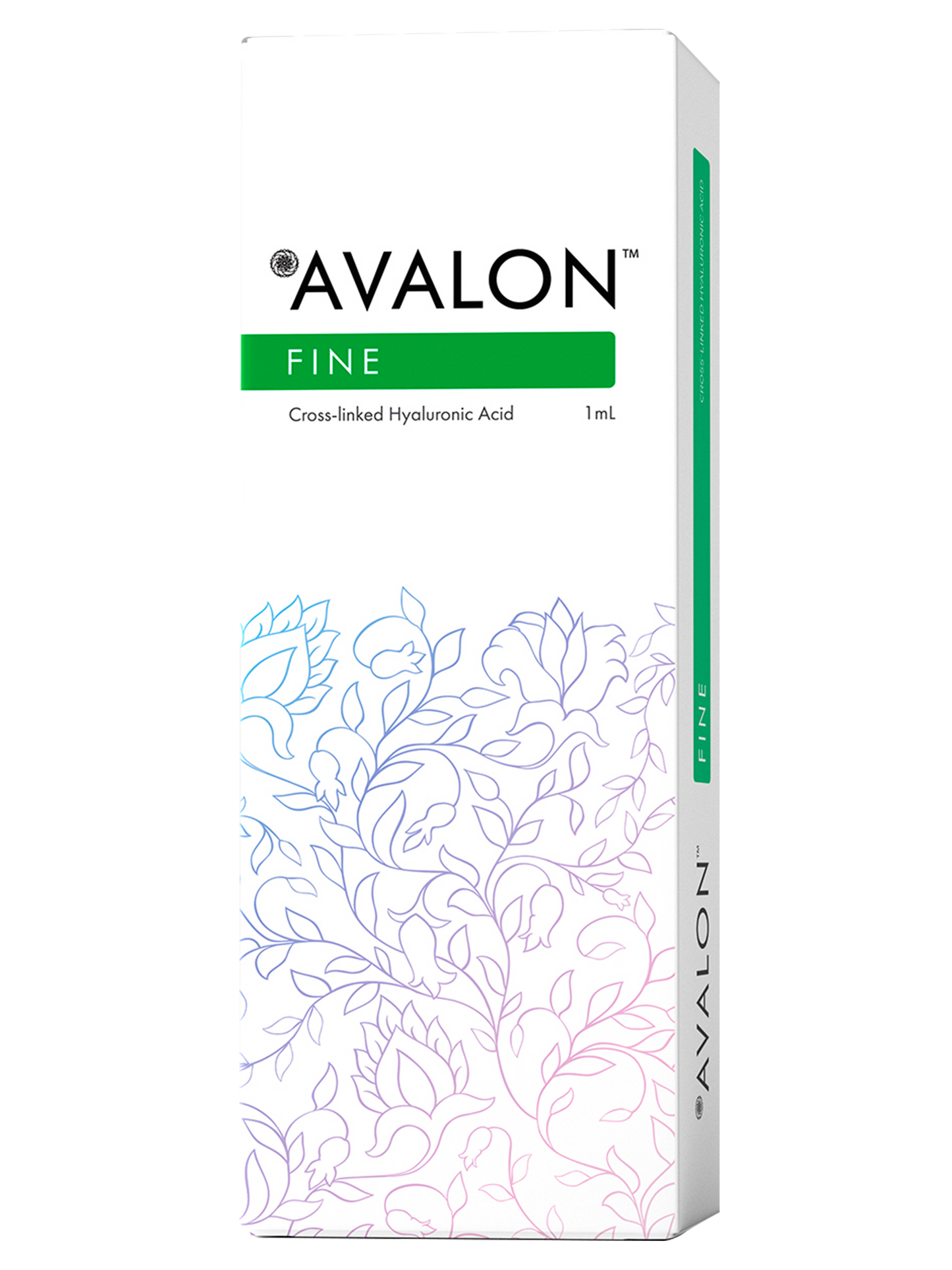 AVALON™ Fine es un relleno no quirúrgico que contiene ácido hialurónico altamente purificado (20 mg/ml).