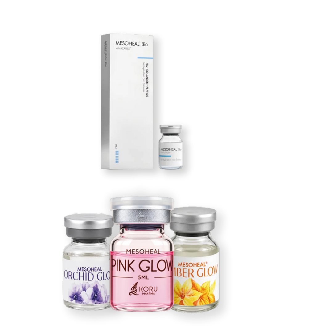 MESOHEAL BIO  +  1 CAJA DE MESOTERAPIA A ELECCIÓN ¡PACK CYBER!  (PINK, AMBER, ORCHID)