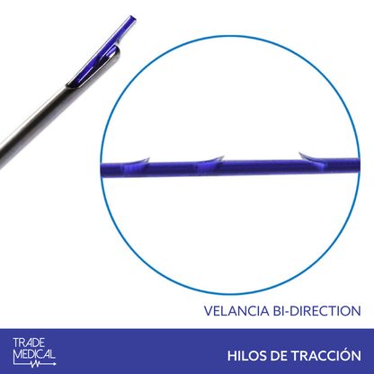 Hilos PDO Velancia COG BIDIRECCIONAL (con cánula)